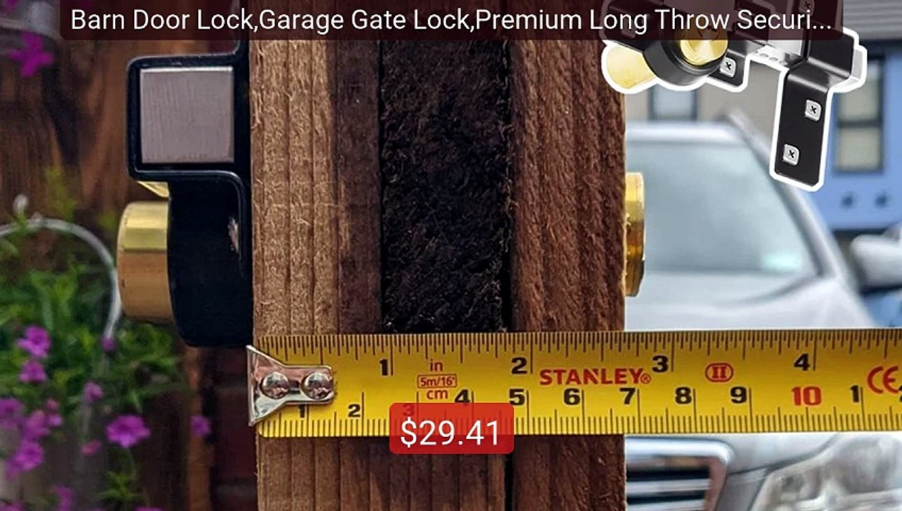 Barn Door Lock,Garage Gate Lock,Premium Long Throw Security... -- Top Pick 2026 | Unbeatable Price!