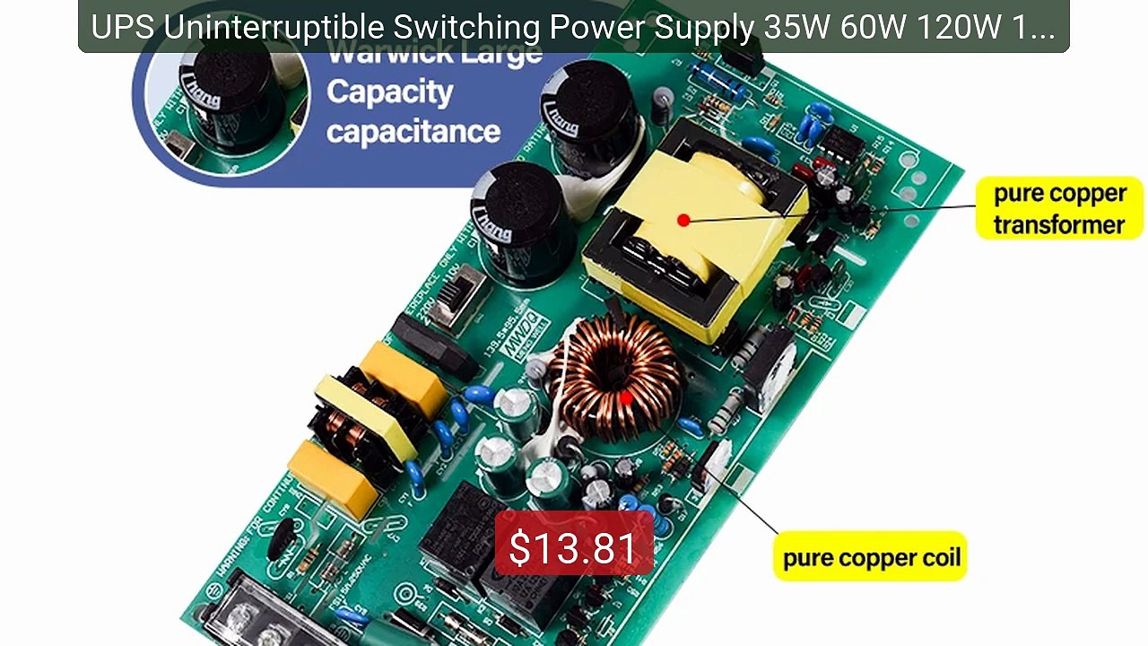 UPS Uninterruptible Switching Power Supply 35W 60W 120W 180W ... -- Amazing Value 2026 | Must Have!