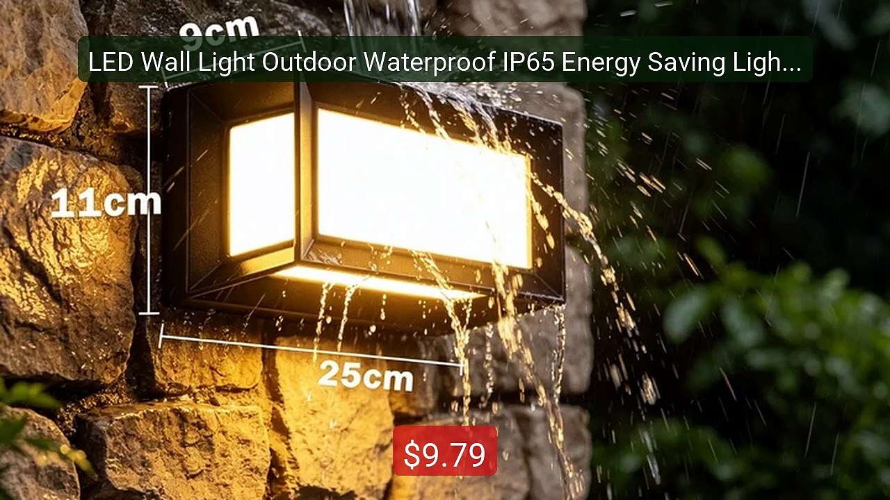 LED Wall Light Outdoor Waterproof IP65 Energy Saving Light In... -- Amazing Value 2026 | Must Have!