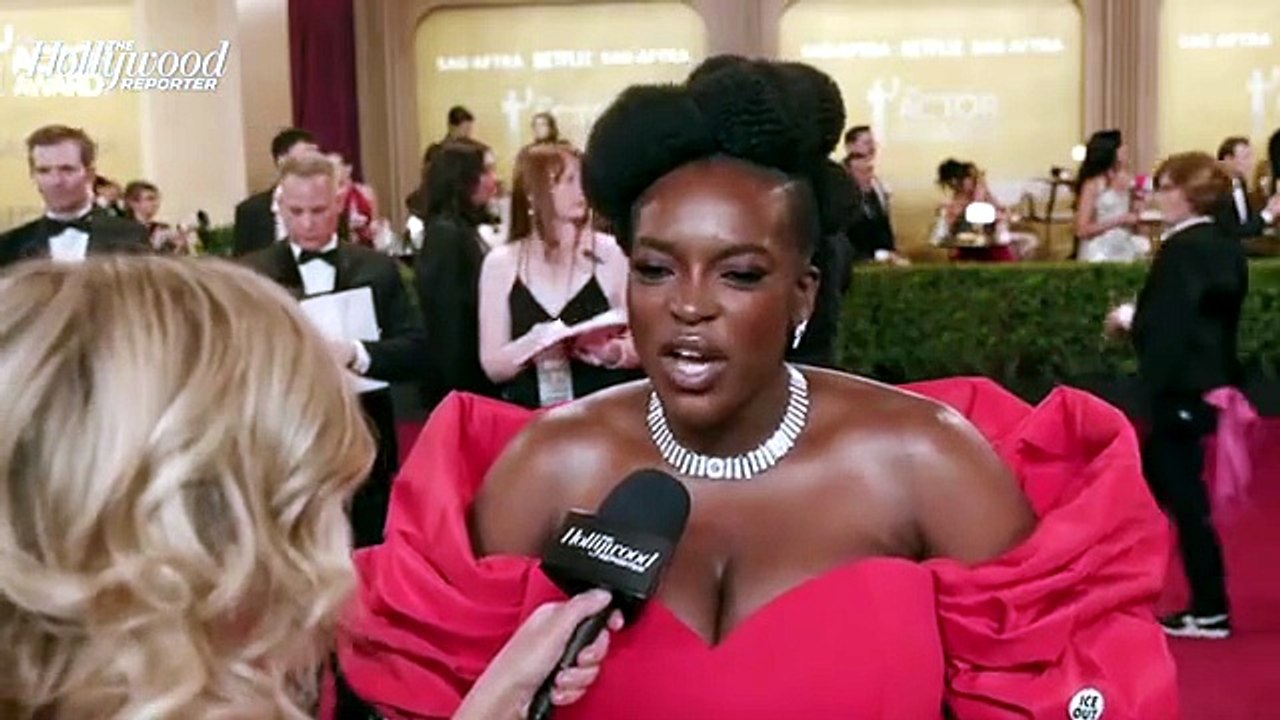 Wunmi Mosaku Speaks Out Against ICE at the 2026 Actor Awards: "I Need Them Out" | THR Video [Full Movie]
