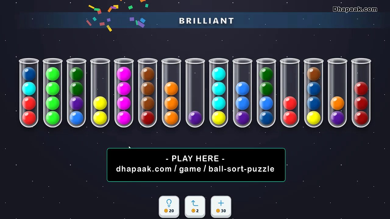 Ball Sort Puzzle | Play Online Color Sorting Game for Free #games #videogame