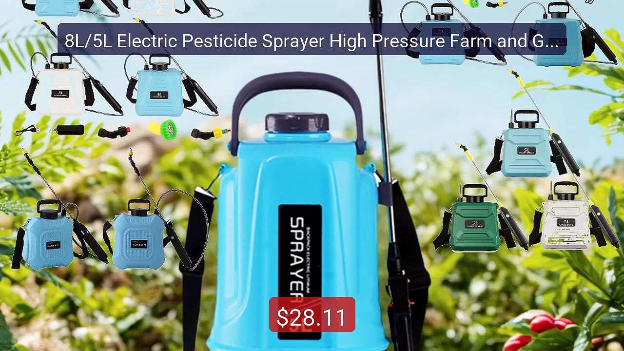 8L/5L Electric Pesticide Sprayer High Pressure Farm and Garden... -- Best Buy 2026 | Great Quality!