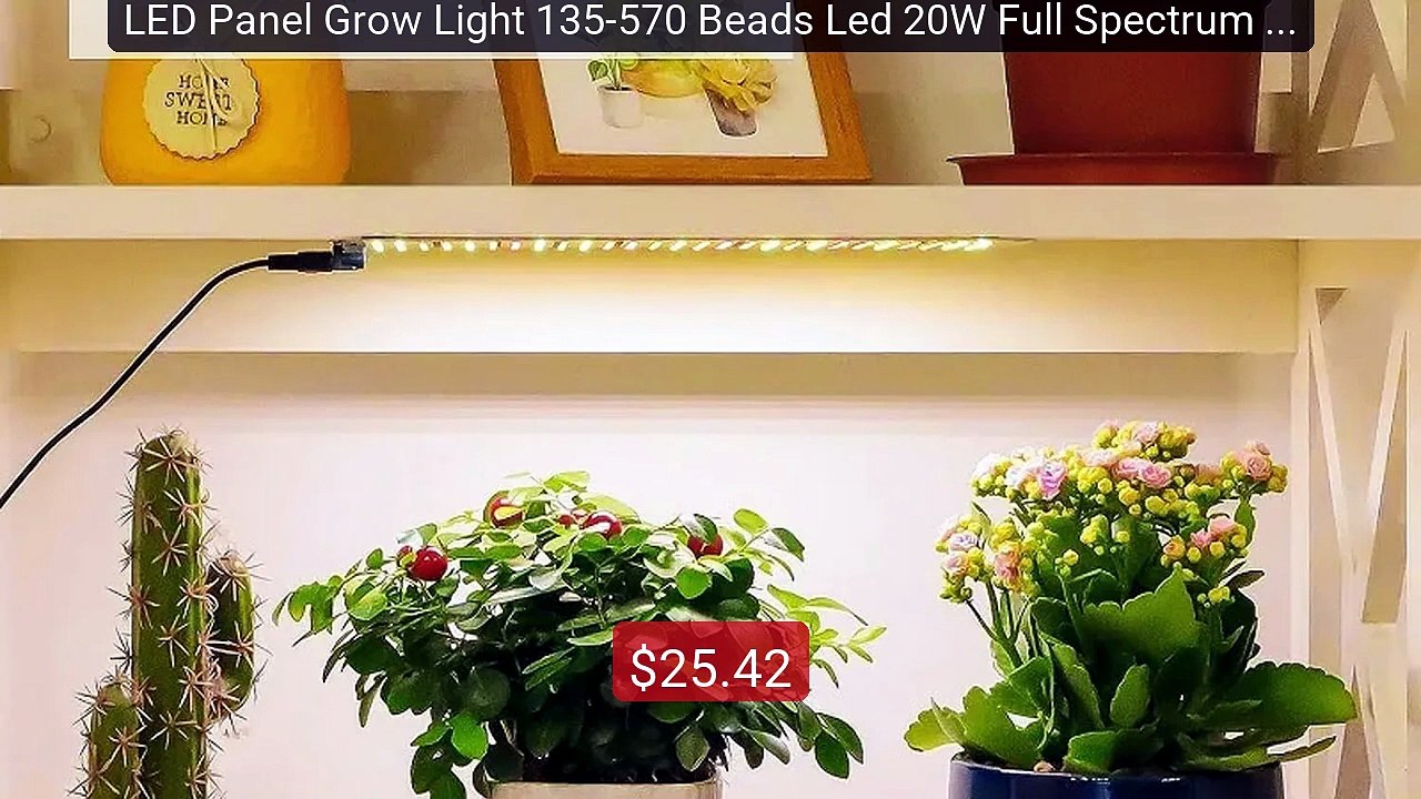 LED Panel Grow Light 135-570 Beads Led 20W Full Spectrum Ul... -- Top Pick 2026 | Unbeatable Price!