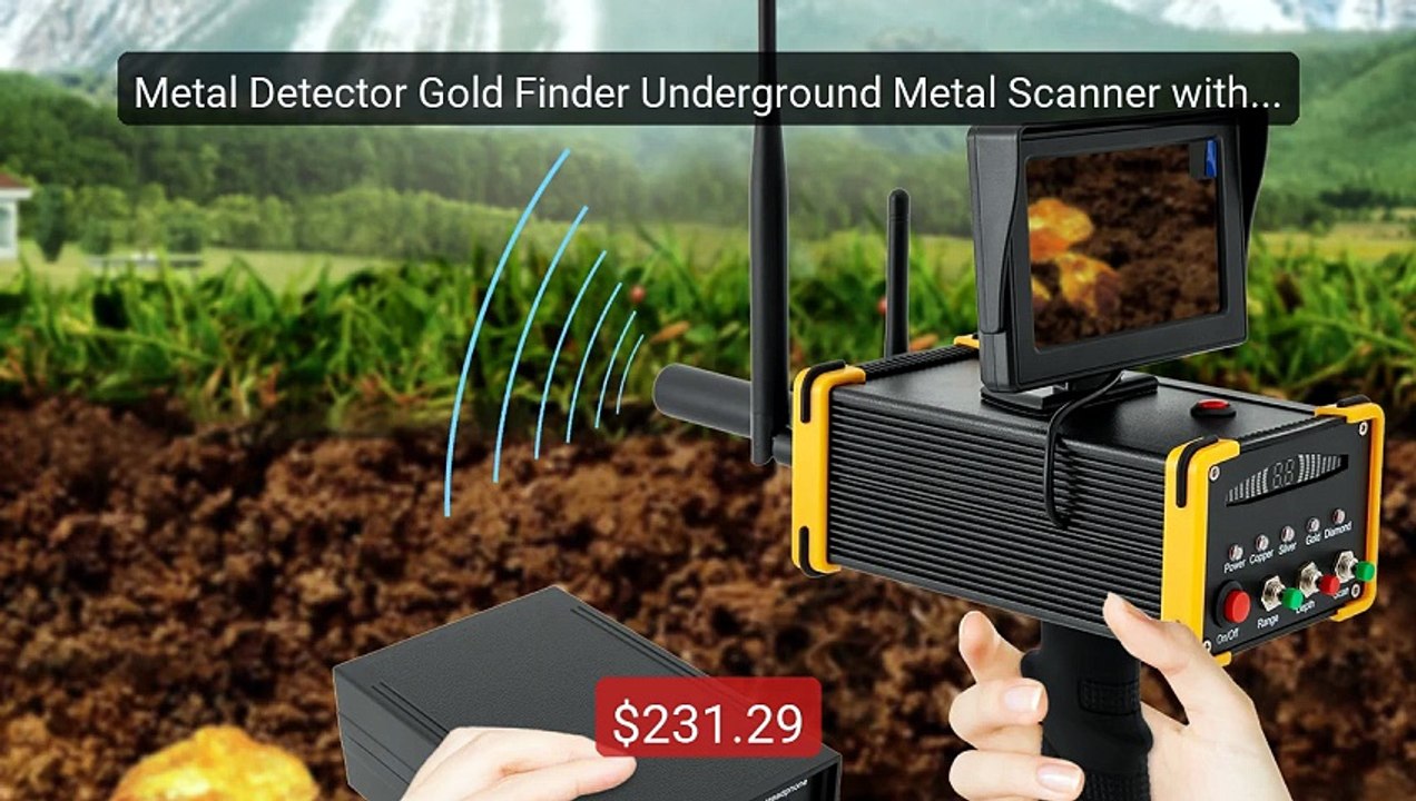 Metal Detector Gold Finder Underground Metal Scanner with H... -- Top Pick 2026 | Unbeatable Price!
