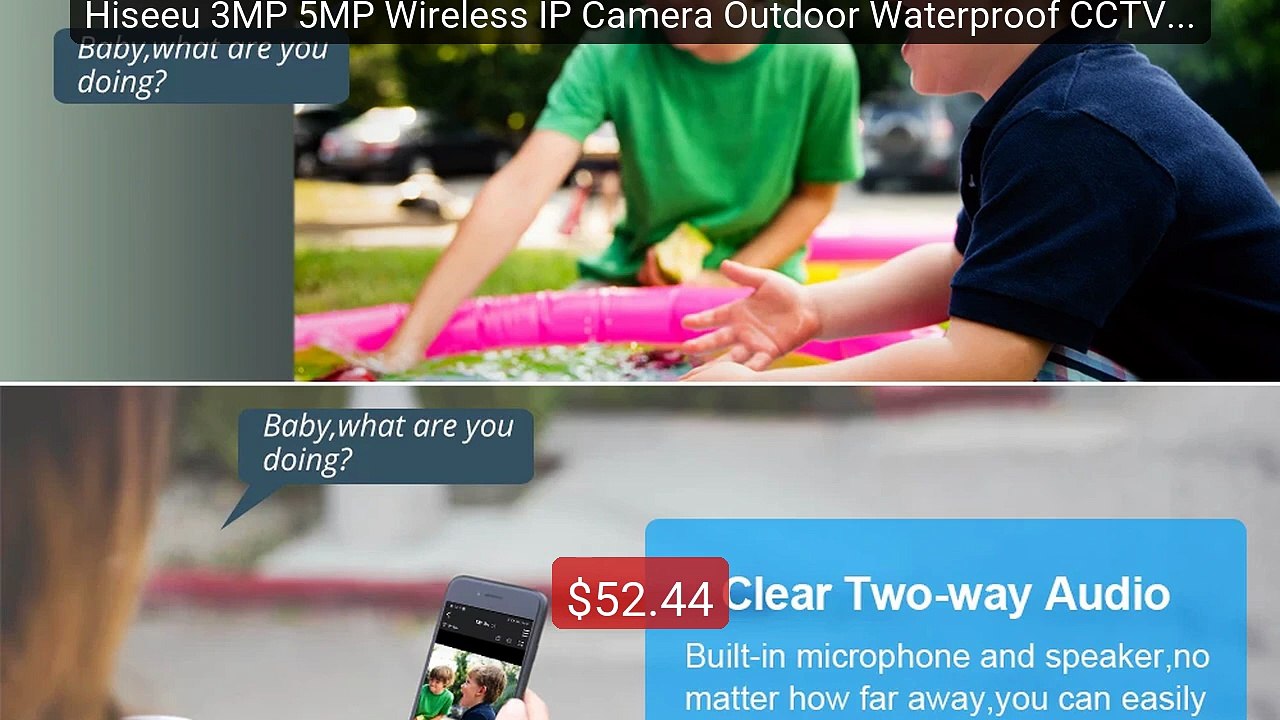Hiseeu 3MP 5MP Wireless IP Camera Outdoor Waterproof CCTV W... -- Top Pick 2026 | Unbeatable Price!