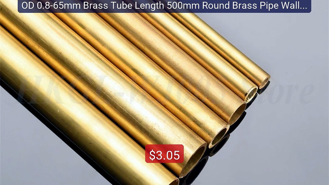 OD 0.8-65mm Brass Tube Length 500mm Round Brass Pipe Wall Thicknes... -- Best Deal 2026 | Shop Now!