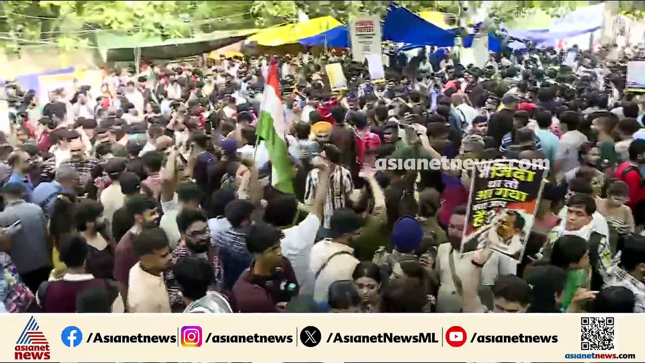 ജന്തർ മന്തറിലെ സിജെപിയുടെ പ്രതിഷേധ വേദിയിലേക്ക് ജനപ്രവാഹം