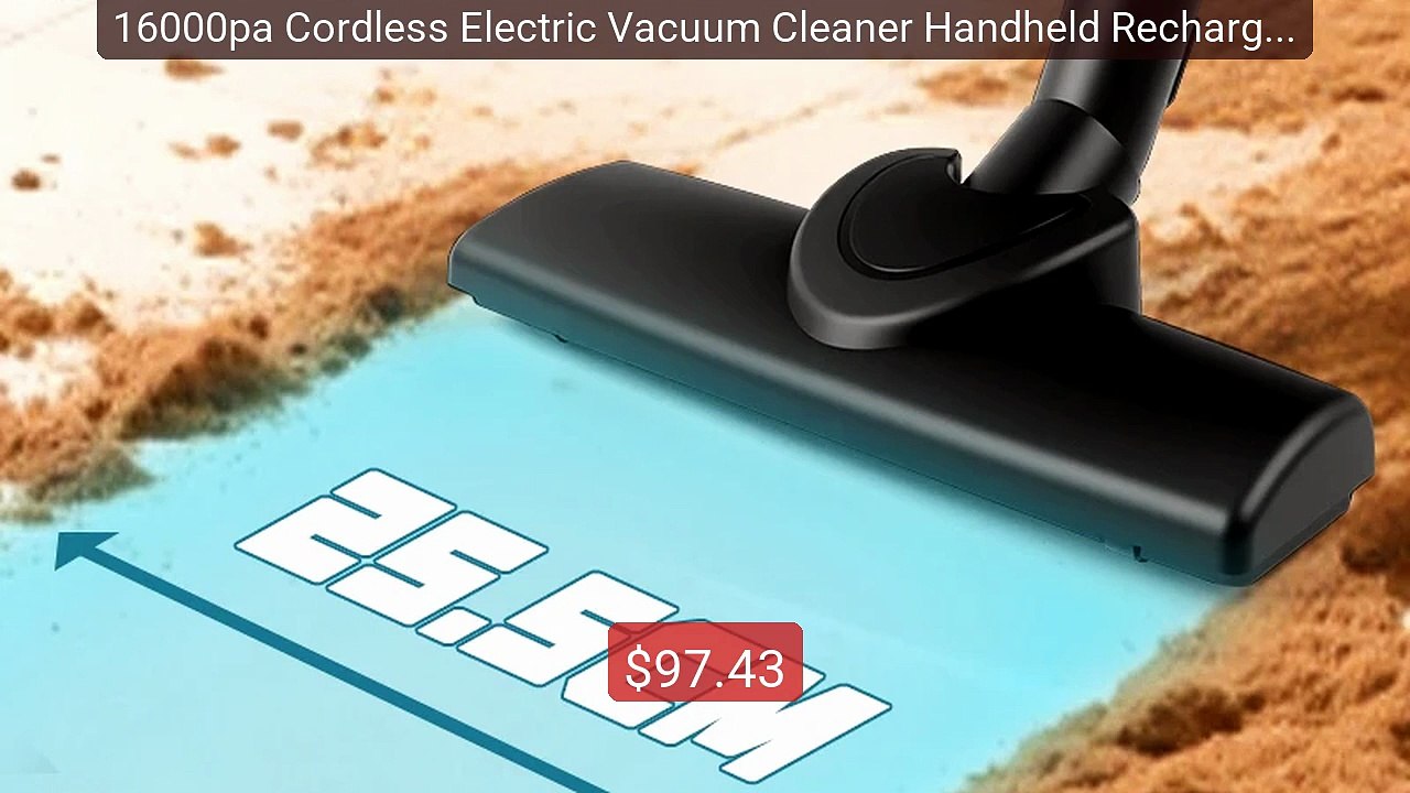16000pa Cordless Electric Vacuum Cleaner Handheld Rechargeable Dry... -- Best Deal 2026 | Shop Now!