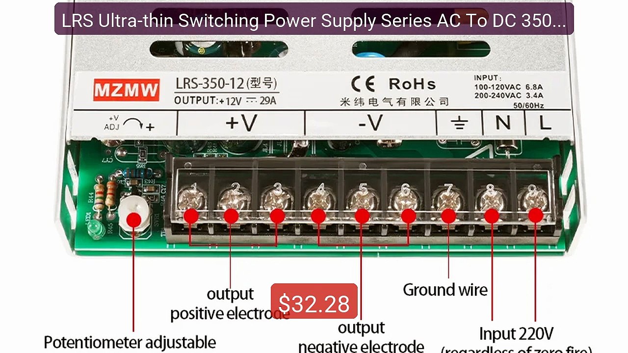 LRS Ultra-thin Switching Power Supply Series AC To DC 350W 40... -- Amazing Value 2026 | Must Have!