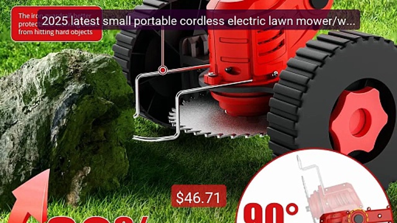 2025 latest small portable cordless electric lawn mower/weedin... -- Best Buy 2026 | Great Quality!