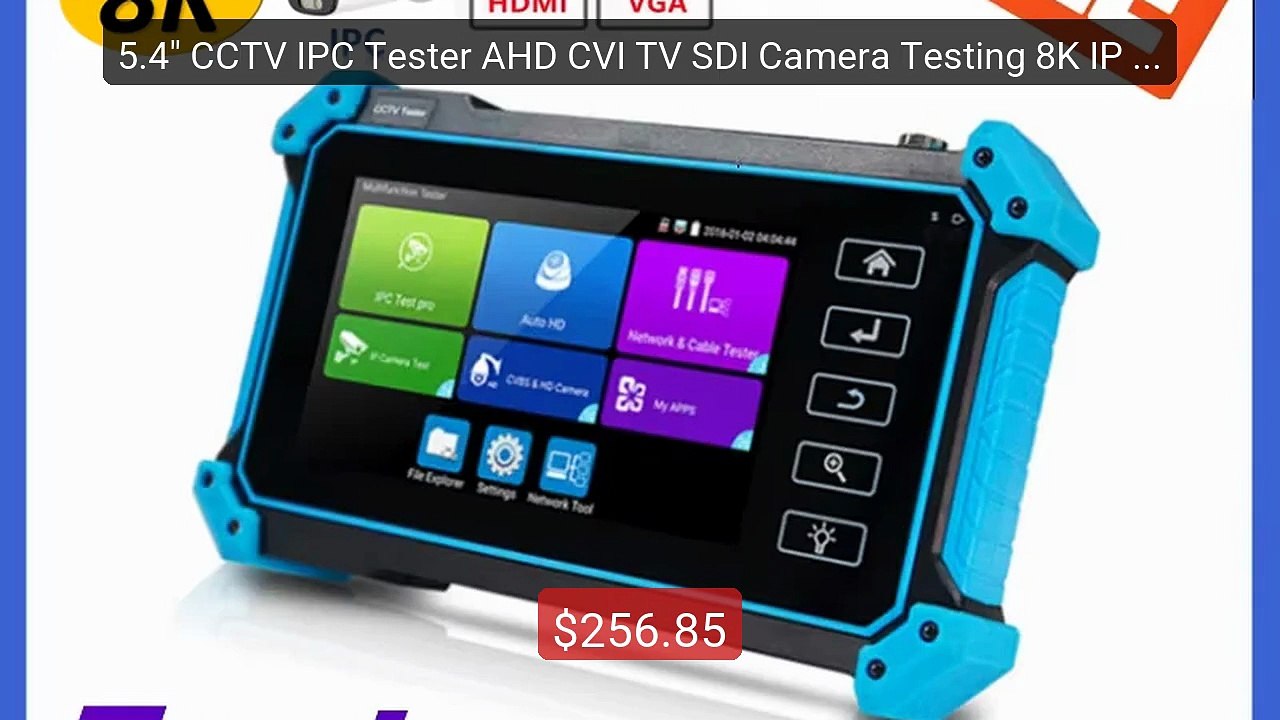 5.4" CCTV IPC Tester AHD CVI TV SDI Camera Testing 8K IP Camera Te... -- Best Deal 2026 | Shop Now!