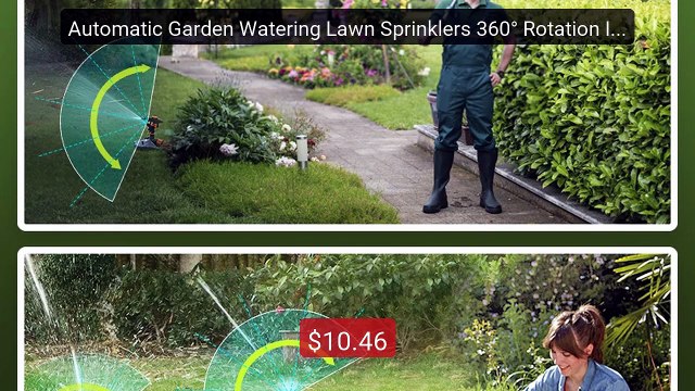 Automatic Garden Watering Lawn Sprinklers 360° Rotation Irriga... Hot Deal 2026 | Limited Offer!