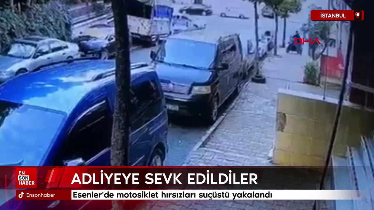 İstanbul'da motosiklet hırsızları suçüstü yakalandı