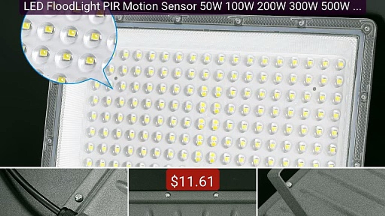 LED FloodLight PIR Motion Sensor 50W 100W 200W 300W 500W Outdo... -- Best Buy 2026 | Great Quality!