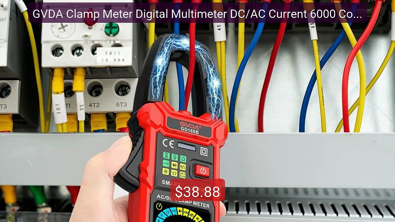 GVDA Clamp Meter Digital Multimeter DC/AC Current 6000 Counts ... -- Best Buy 2026 | Great Quality!