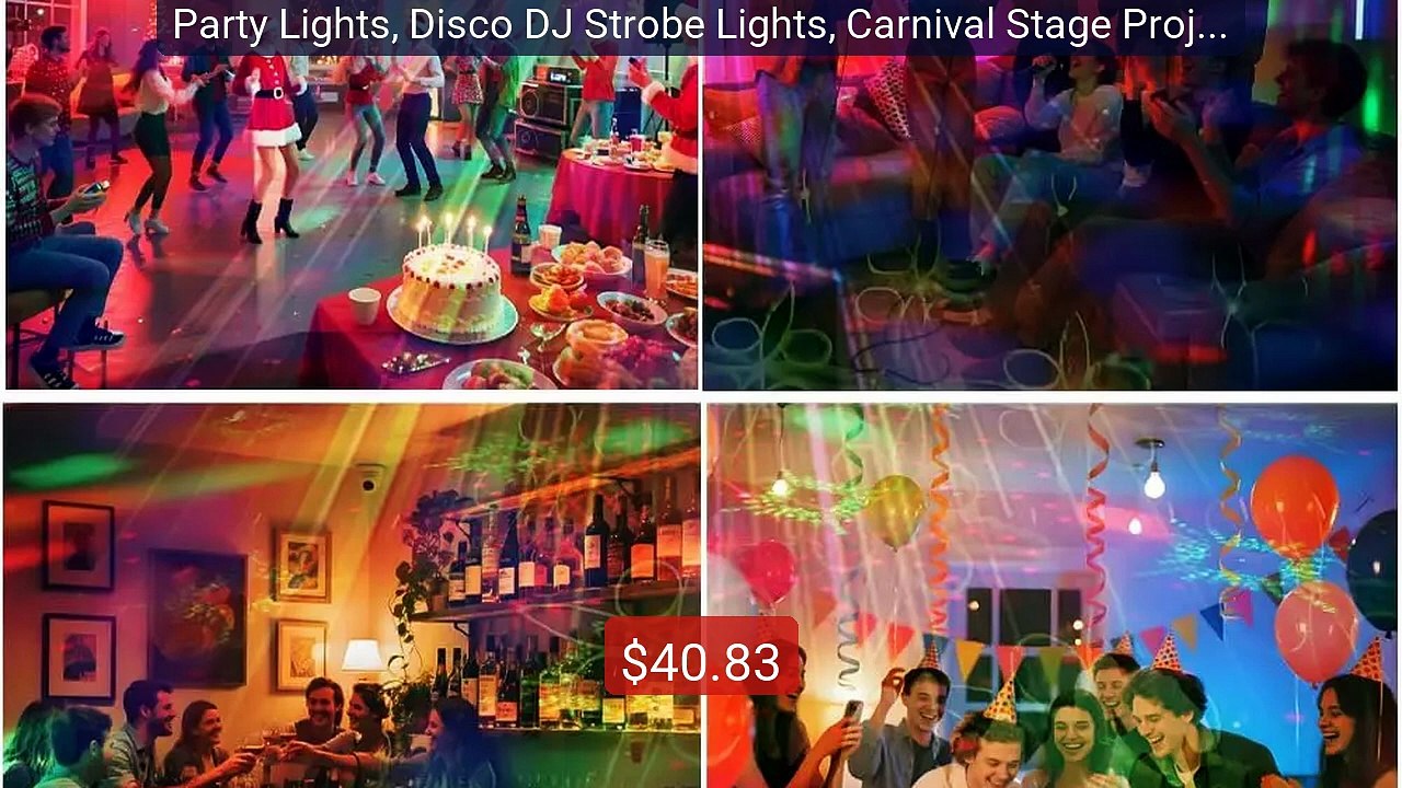 Party Lights, Disco DJ Strobe Lights, Carnival Stage Projec... -- Top Pick 2026 | Unbeatable Price!