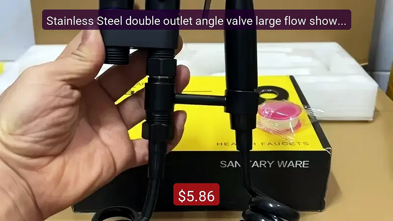 Stainless Steel double outlet angle valve large flow shower valve c... -- Top Rated 2026 | Buy Now!
