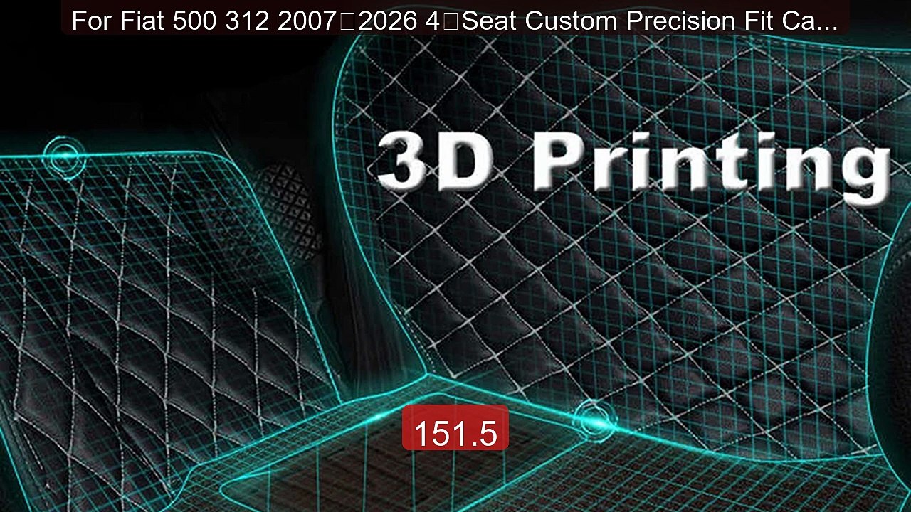 For Fiat 500 312 2007‑2026 4‑Seat Custom Precision Fit Car Flo... -- Hot Deal 2026 | Limited Offer!