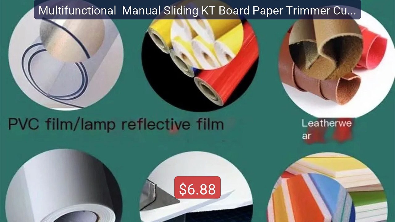 Multifunctional  Manual Sliding KT Board Paper Trimmer Cuttin... -- Amazing Value 2026 | Must Have!