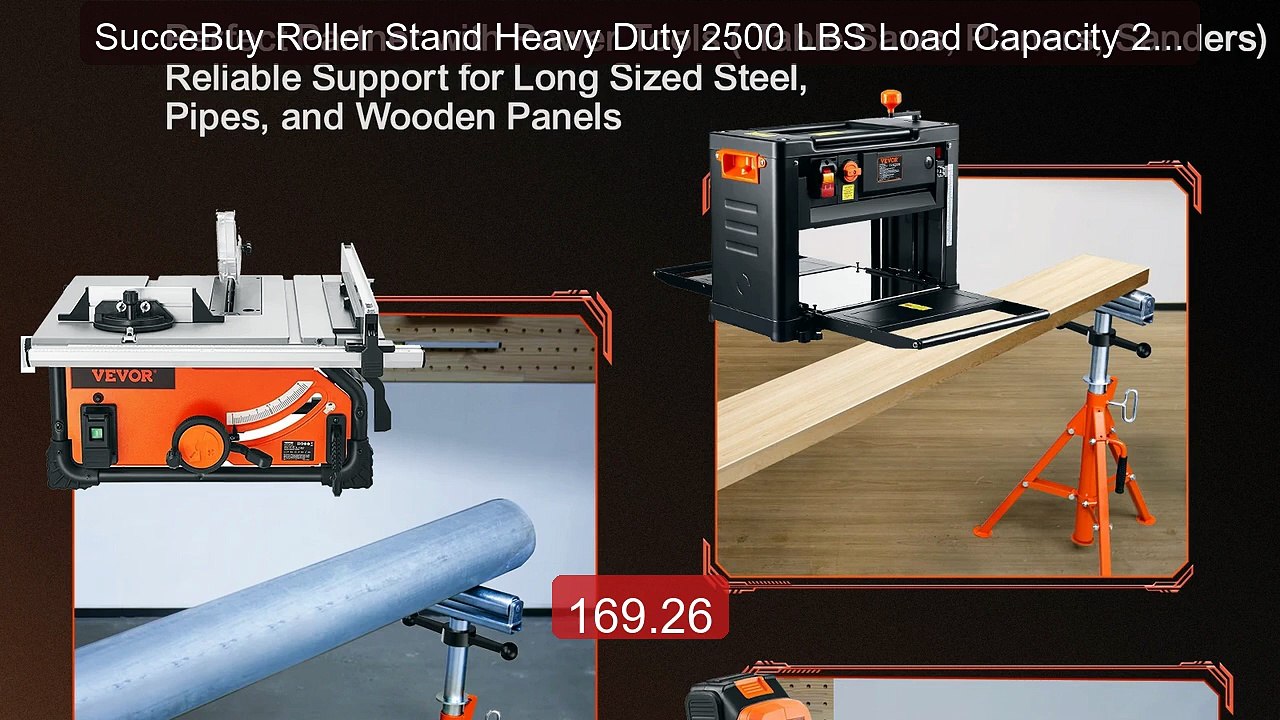 SucceBuy Roller Stand Heavy Duty 2500 LBS Load Capacity 27.6"-52" A... -- Top Rated 2026 | Buy Now!