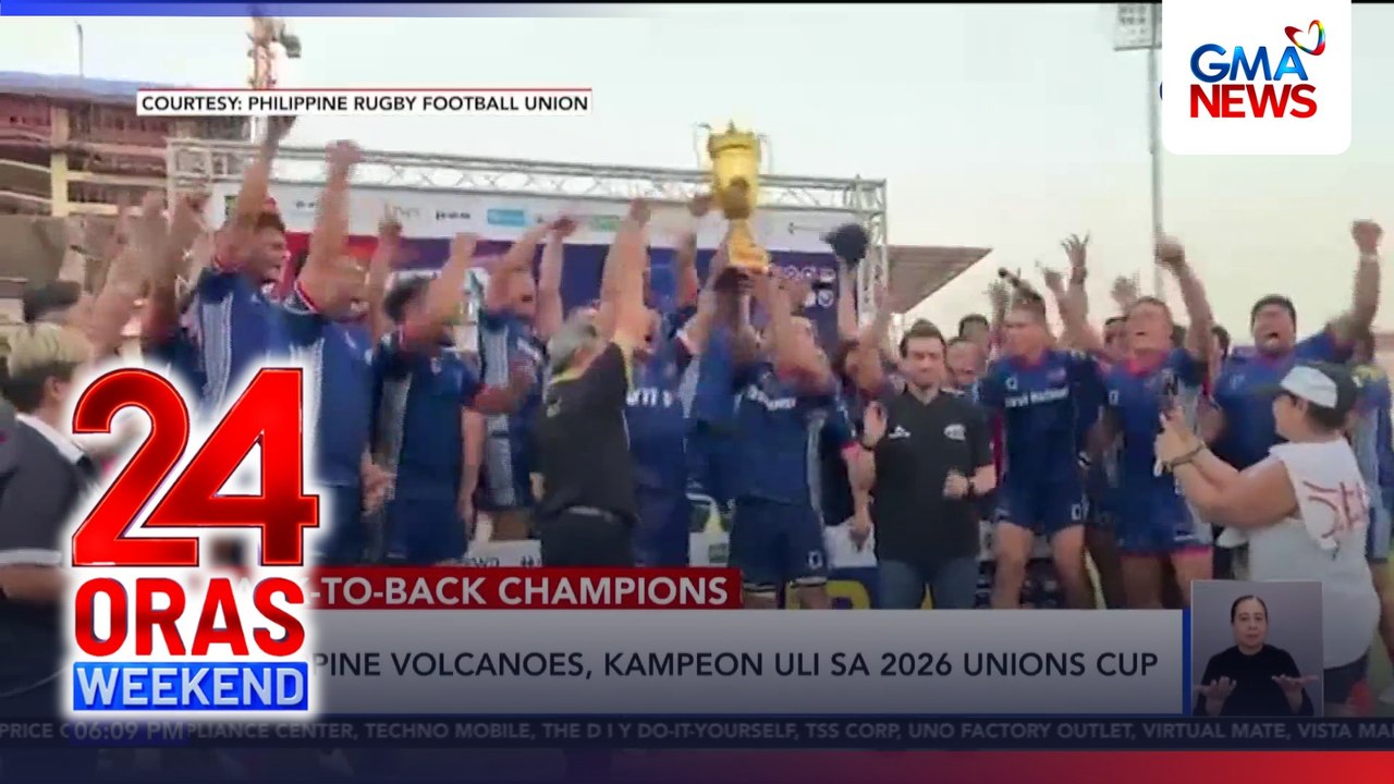 PHL Rugby team, kampeon uli sa 2026 Unions Cup; Charly Suarez, panalo sa boxing | 24 Oras Weekend