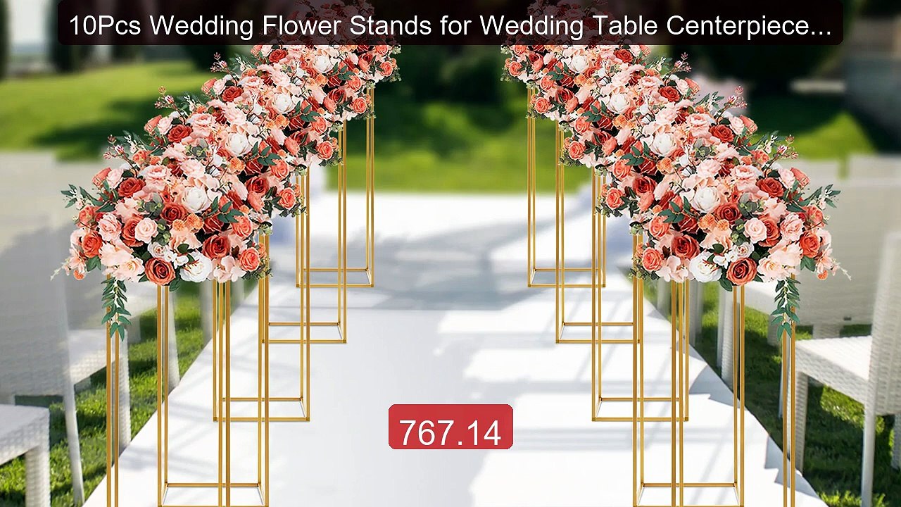 10Pcs Wedding Flower Stands for Wedding Table Centerpieces, 8... -- Amazing Value 2026 | Must Have!
