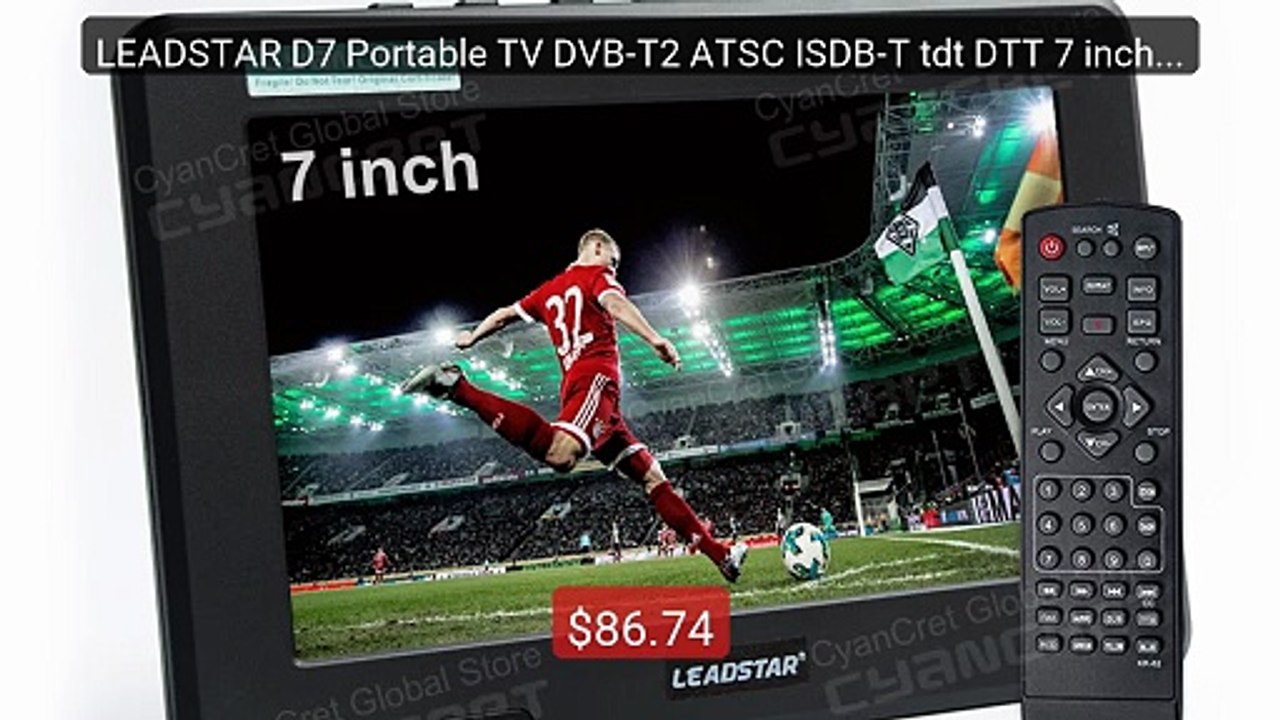 LEADSTAR D7 Portable TV DVB-T2 ATSC ISDB-T tdt DTT 7 inch Digi... -- Best Buy 2026 | Great Quality!