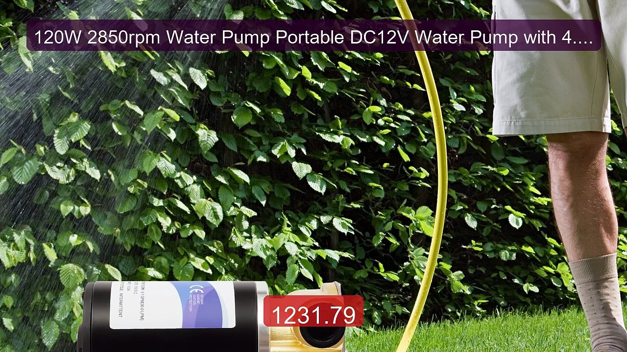 120W 2850rpm Water Pump Portable DC12V Water Pump with 4.92ft Powe... -- Best Deal 2026 | Shop Now!
