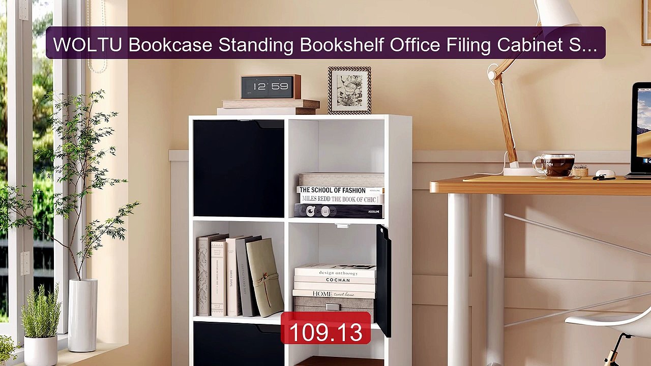 WOLTU Bookcase Standing Bookshelf Office Filing Cabinet Storage Org... -- Top Rated 2026 | Buy Now!