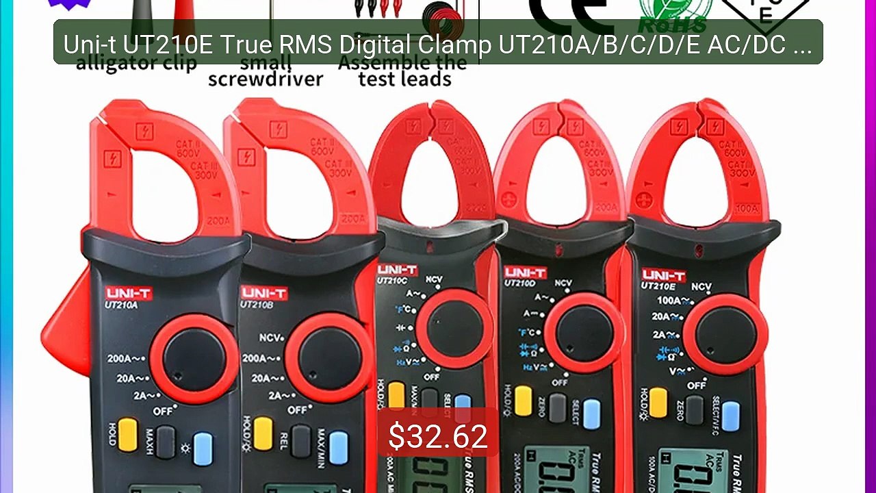 Uni-t UT210E True RMS Digital Clamp UT210A/B/C/D/E AC/DC Curre... -- Hot Deal 2026 | Limited Offer!