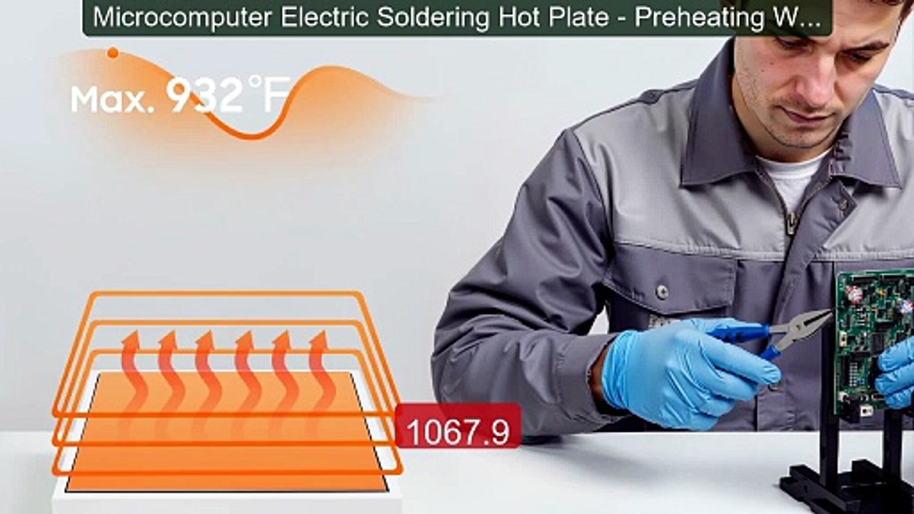 Microcomputer Electric Soldering Hot Plate - Preheating Welde... -- Amazing Value 2026 | Must Have!