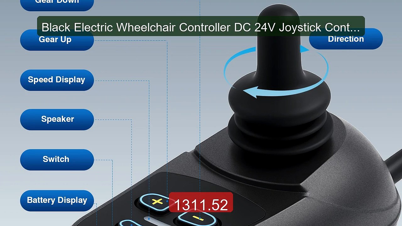 Black Electric Wheelchair Controller DC 24V Joystick Controll... -- Amazing Value 2026 | Must Have!