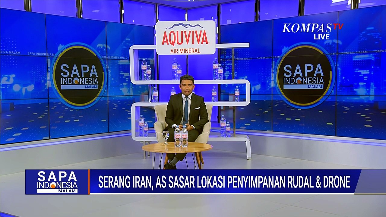 Bombardir Iran, AS Serang Lokasi Penyimpanan Rudal dan Drone | SAPA MALAM