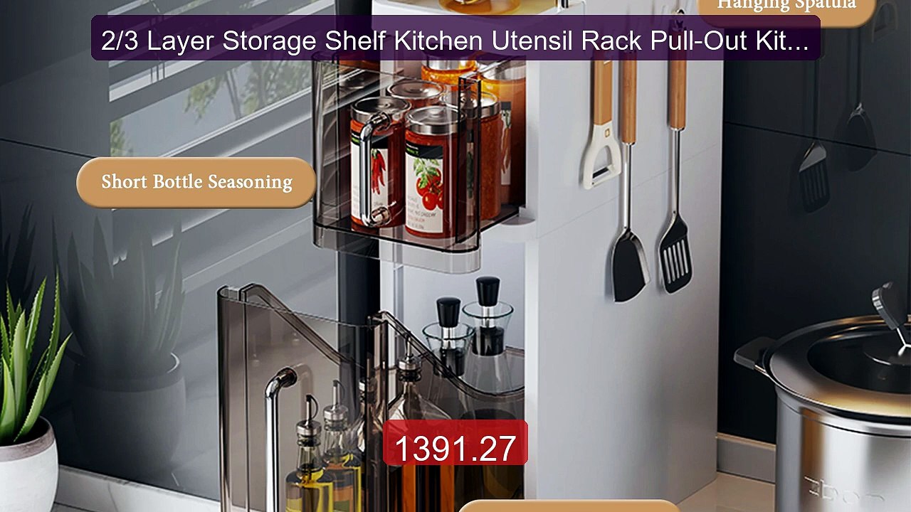 2/3 Layer Storage Shelf Kitchen Utensil Rack Pull-Out Kitchen ... -- Hot Deal 2026 | Limited Offer!
