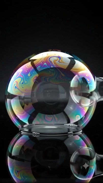 Geometric Soap Bubbles Forming | Mesmerizing Soap ASMR | Relaxing Original Sounds