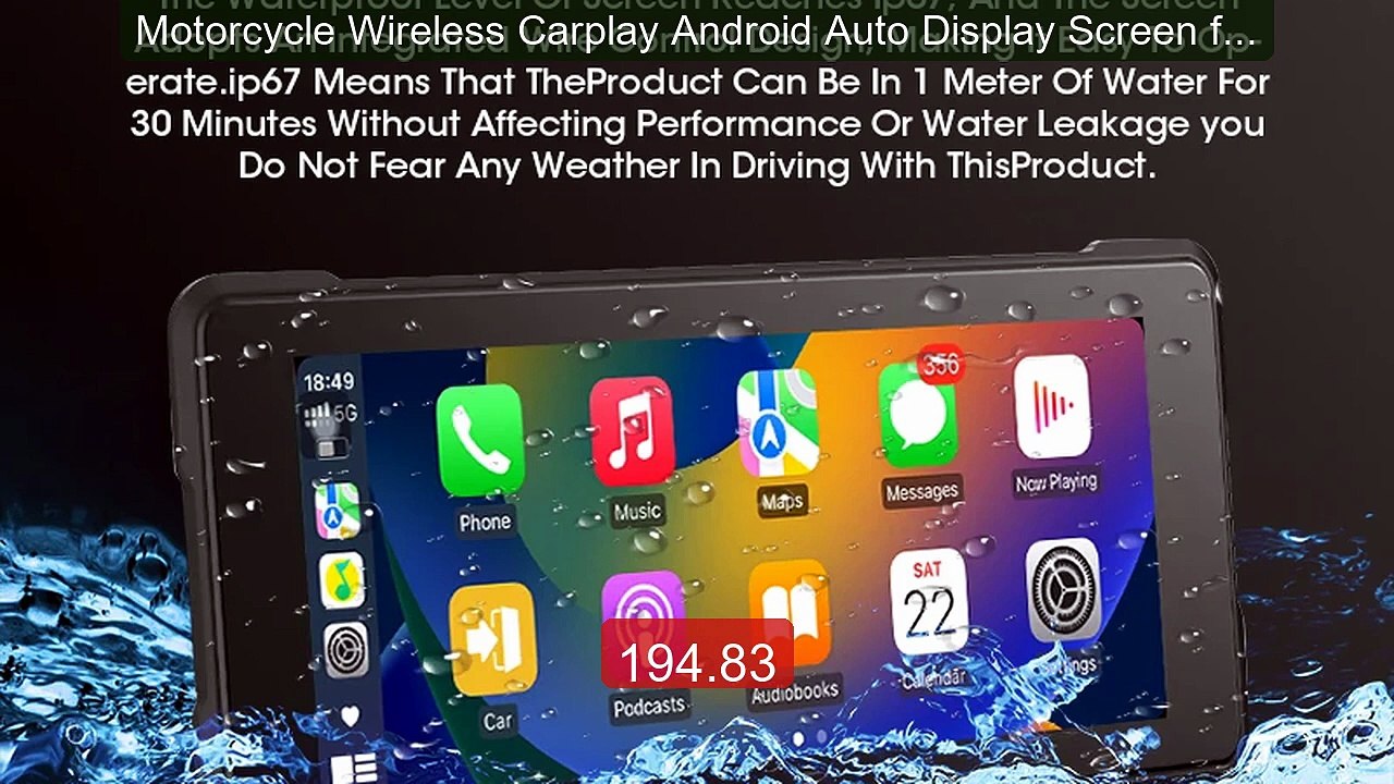 Motorcycle Wireless Carplay Android Auto Display Screen for BMW R12... -- Top Rated 2026 | Buy Now!