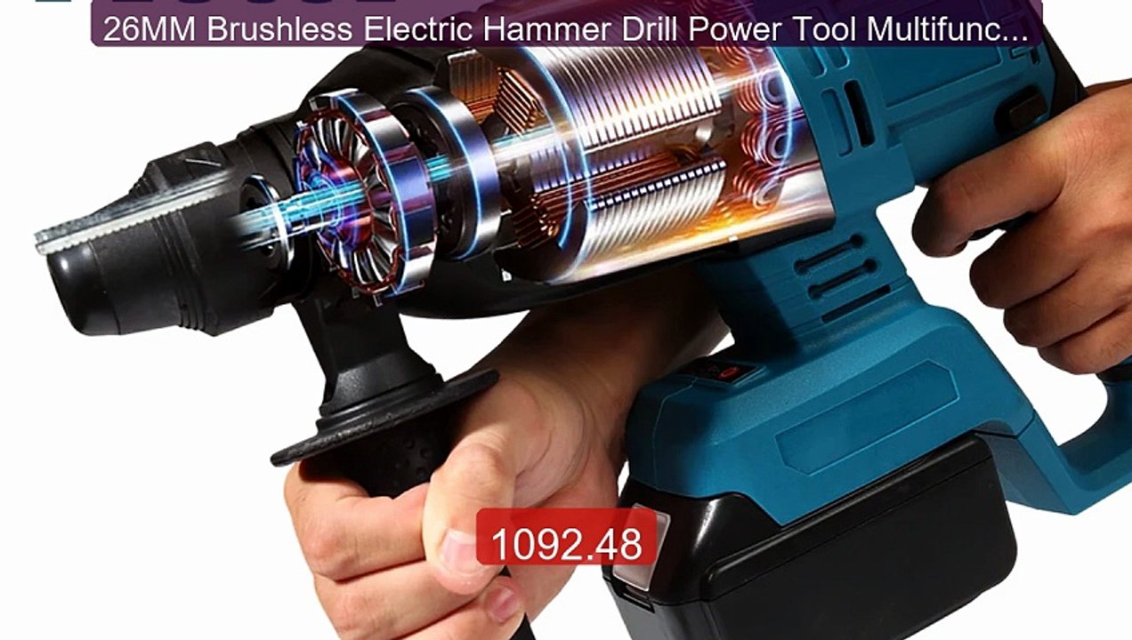 26MM Brushless Electric Hammer Drill Power Tool Multifunctional Co... -- Best Deal 2026 | Shop Now!