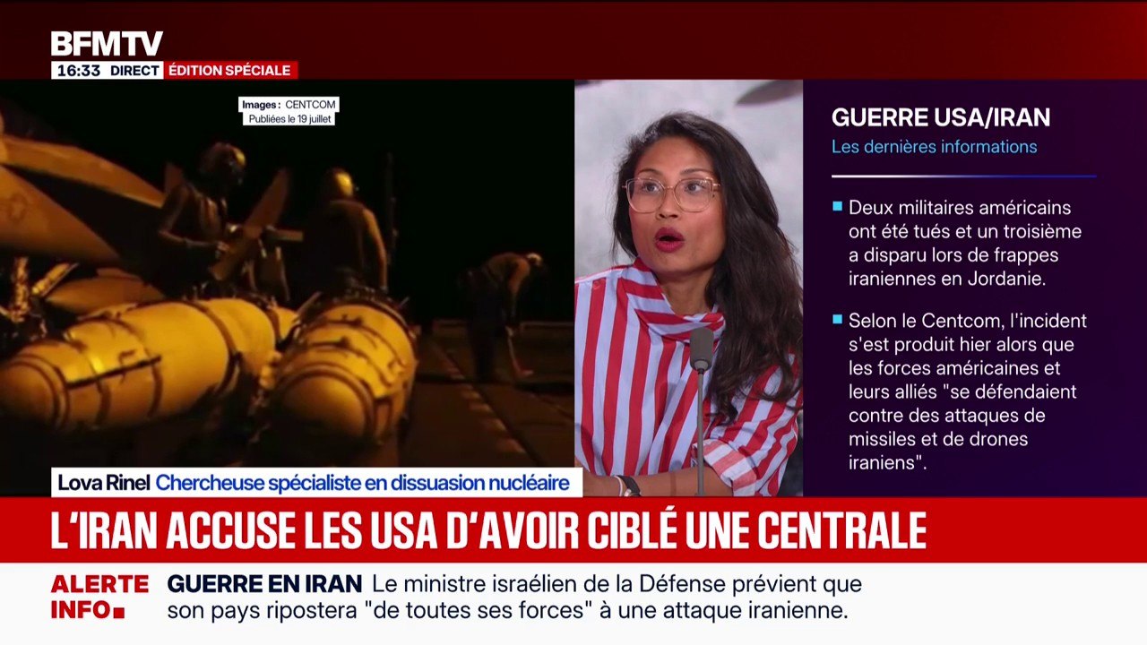 Guerre au Moyen-Orient : l'Iran affirme que les Etats-Unis ont attaqué une centrale nucléaire en construction