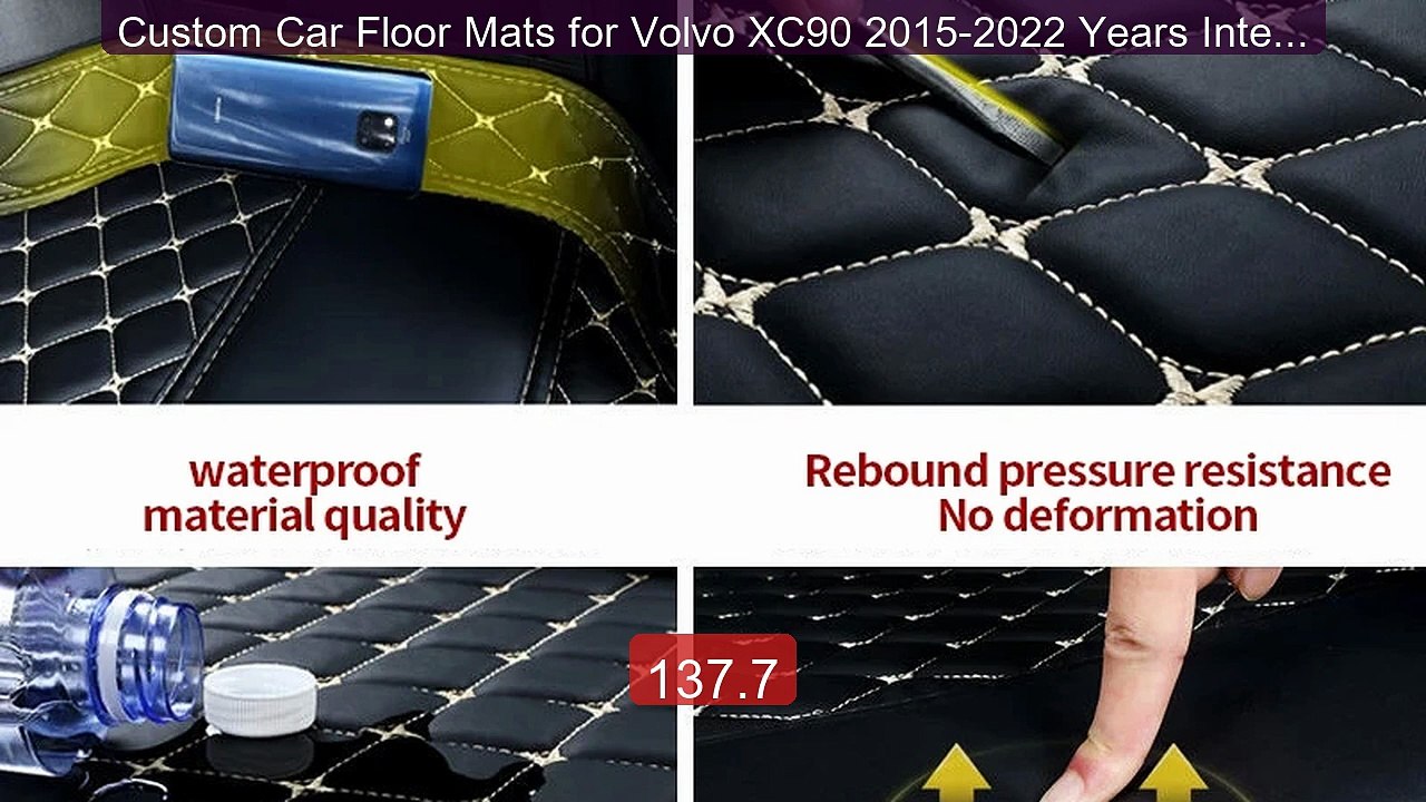 Custom Car Floor Mats for Volvo XC90 2015-2022 Years Interior... -- Amazing Value 2026 | Must Have!