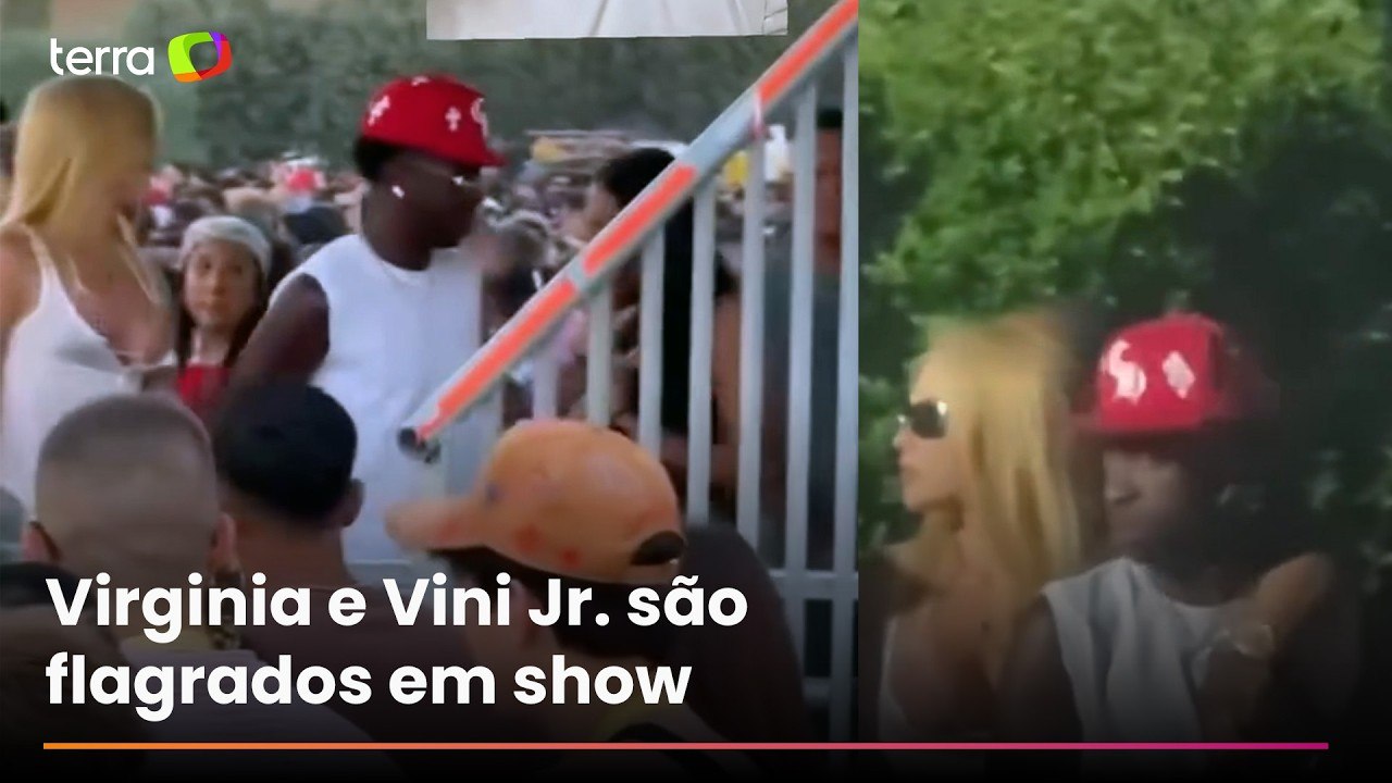 Virginia e Vini Jr. passam sufoco em show de Bad Bunny após temporal