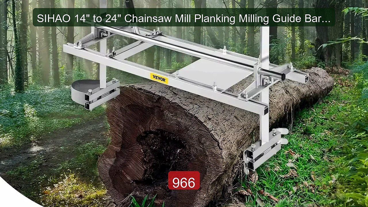 SIHAO 14" to 24" Chainsaw Mill Planking Milling Guide Bar Wood... -- Best Buy 2026 | Great Quality!