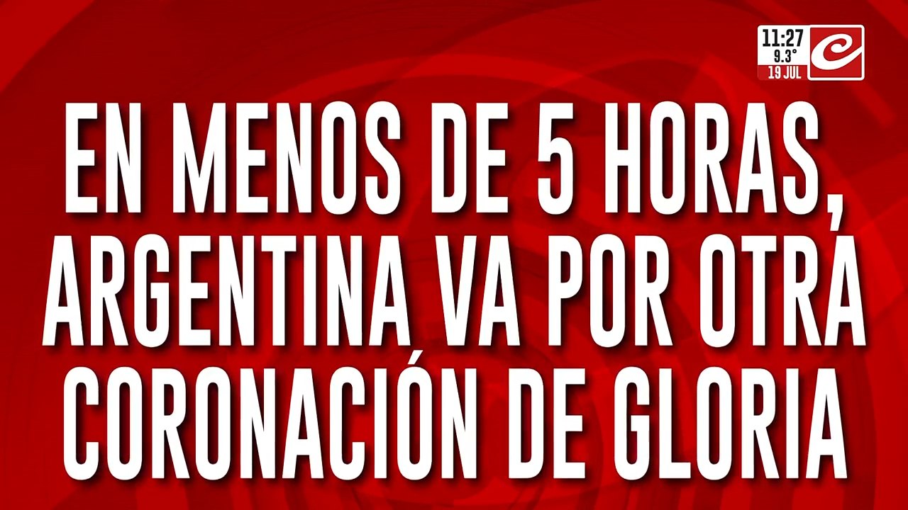 El equipo de Crónica ya está en camino al estadio para la final de la Copa del Mundo