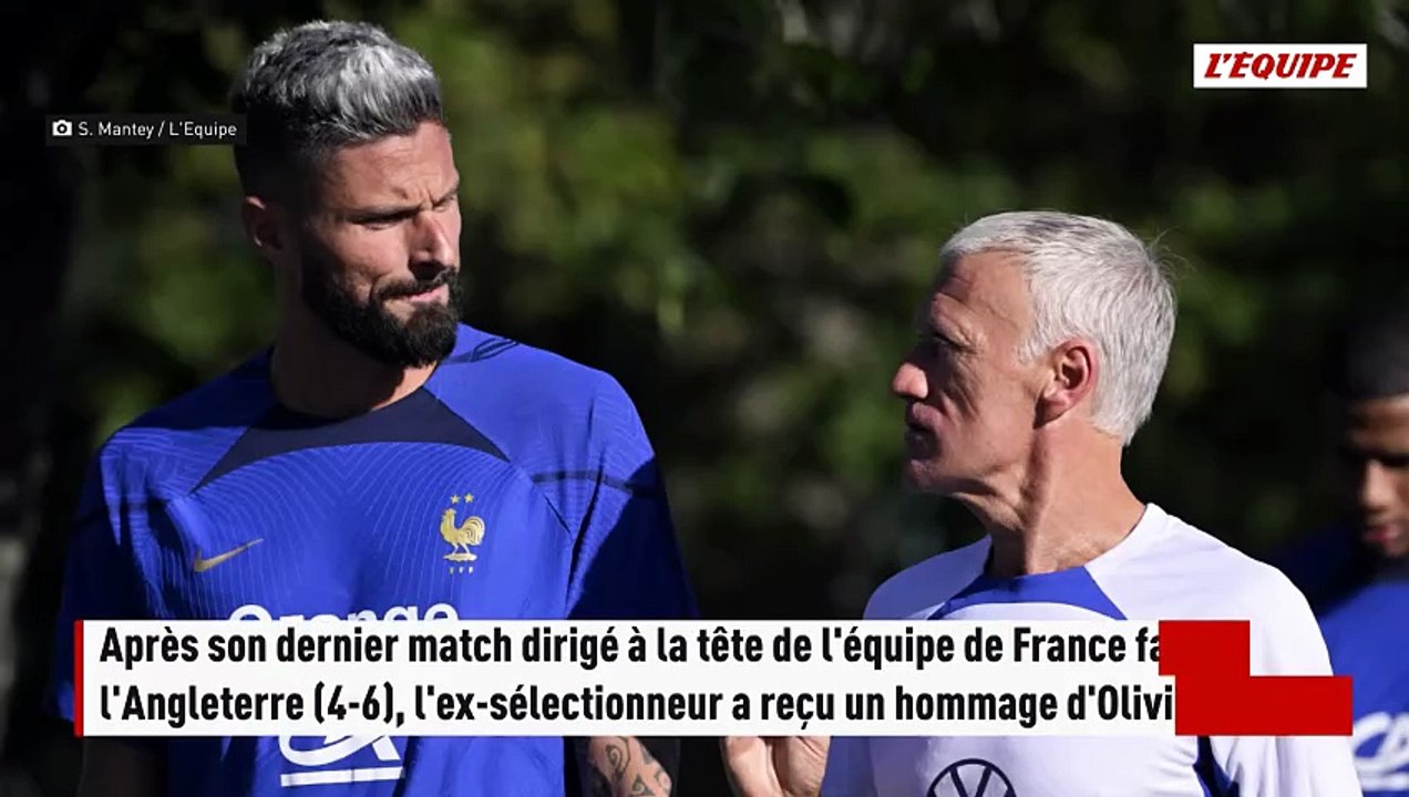 Olivier Giroud rend hommage à Didier Deschamps après son départ : « Ce que vous avez construit restera pour toujours dans l'histoire de l'équipe de France » - Foot - Coupe du monde 2026 - Bleus