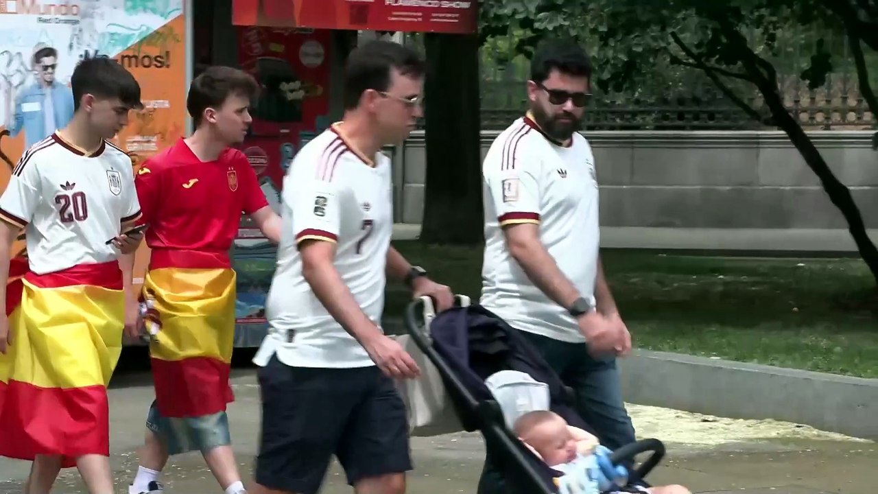 Madrid se tiñe de los colores de España para el final del Mundial 