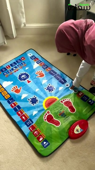 Learning Salah Prayer Mat for kids
