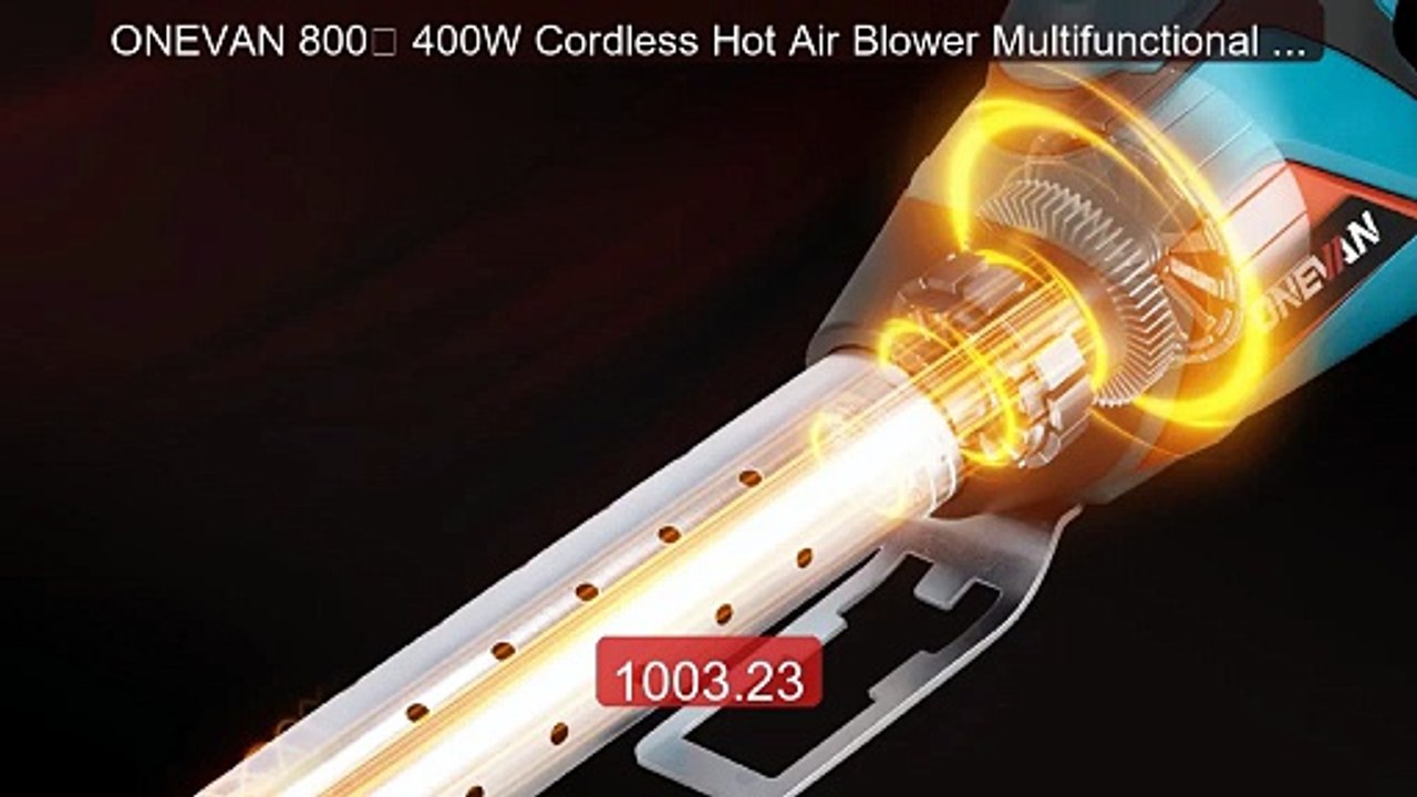 ONEVAN 800℃ 400W Cordless Hot Air Blower Multifunctional Hous... -- Amazing Value 2026 | Must Have!