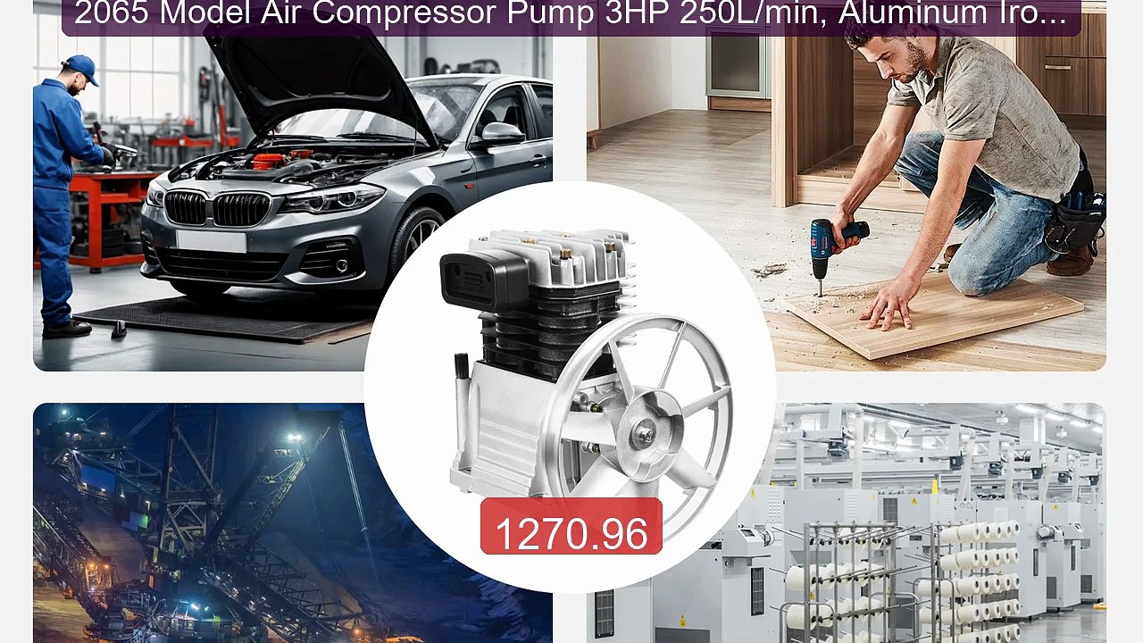 2065 Model Air Compressor Pump 3HP 250L/min, Aluminum Iron ... -- Top Pick 2026 | Unbeatable Price!