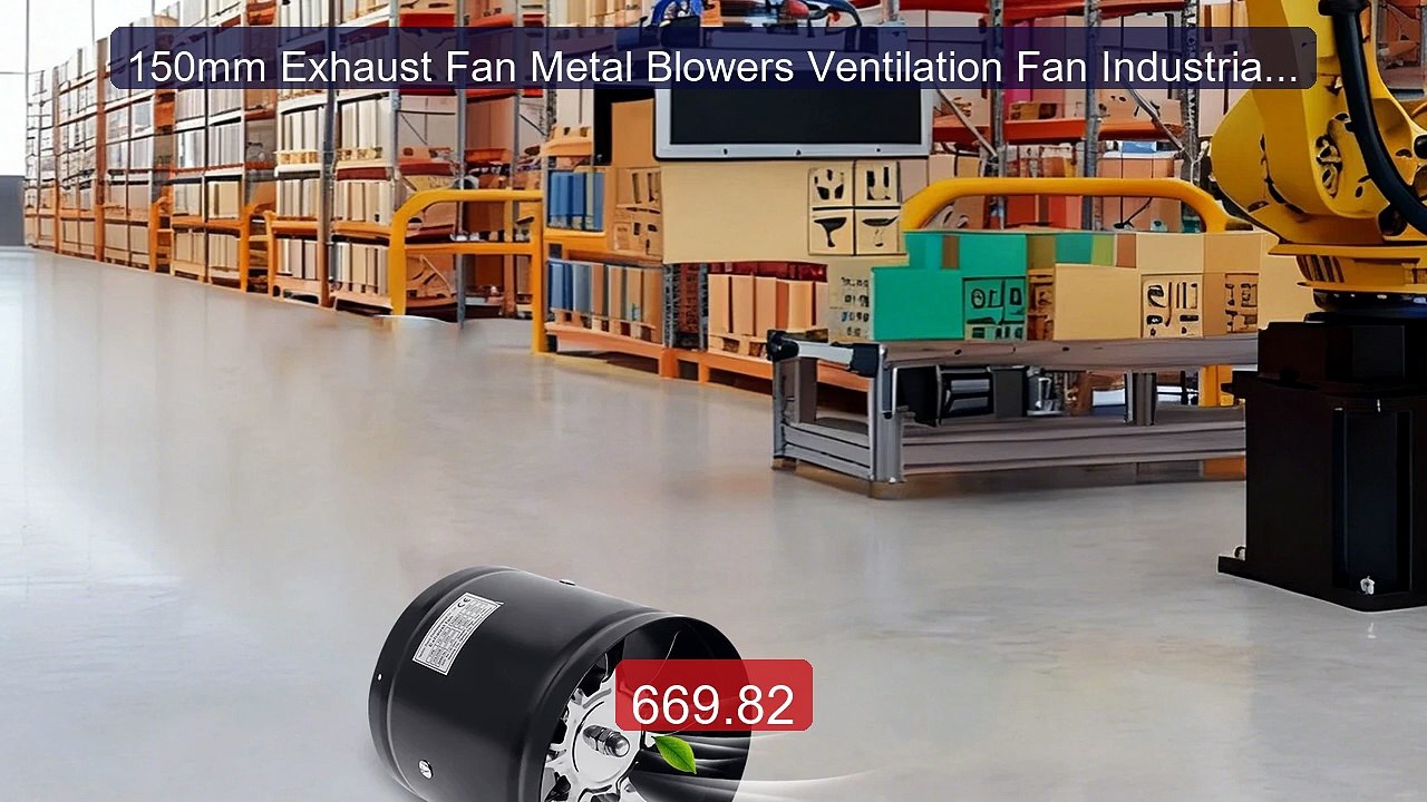 150mm Exhaust Fan Metal Blowers Ventilation Fan Industrial 60... -- Amazing Value 2026 | Must Have!