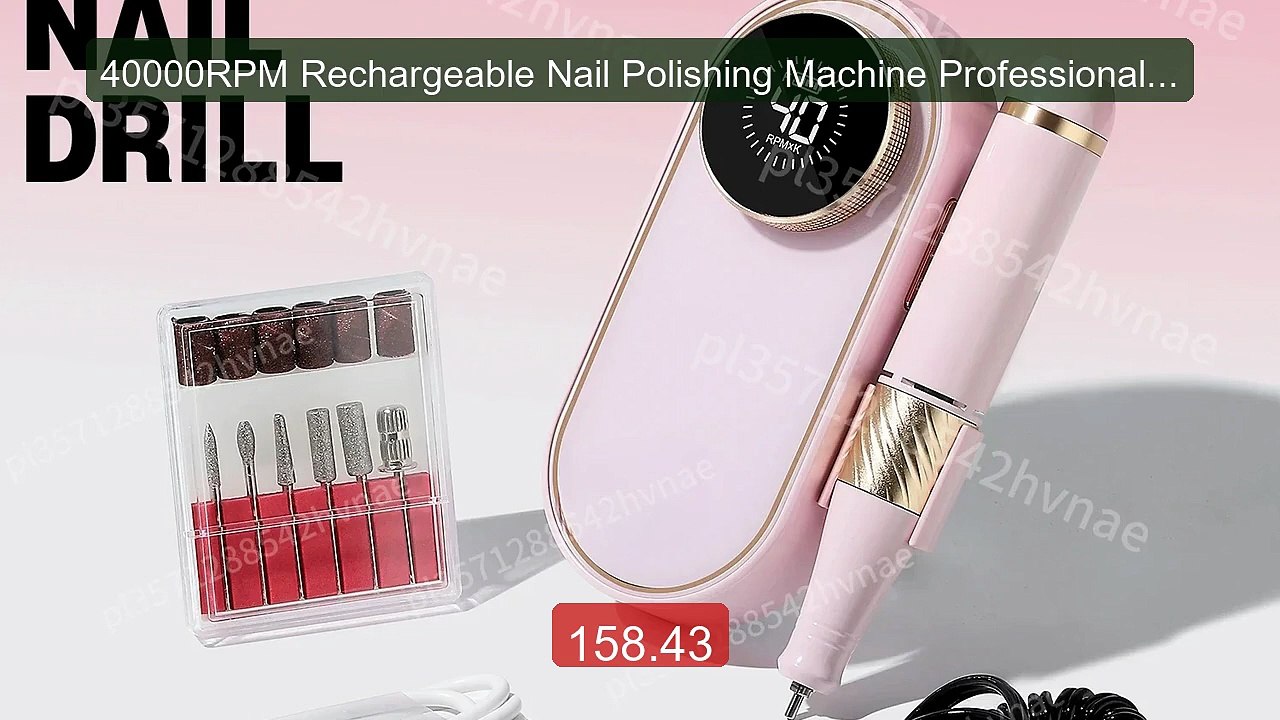 40000RPM Rechargeable Nail Polishing Machine Professional Nail... -- Hot Deal 2026 | Limited Offer!