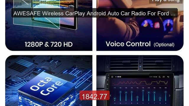 AWESAFE Wireless CarPlay Android Auto Car Radio For Ford Mondeo 4 ... Best Deal 2026 | Shop Now!